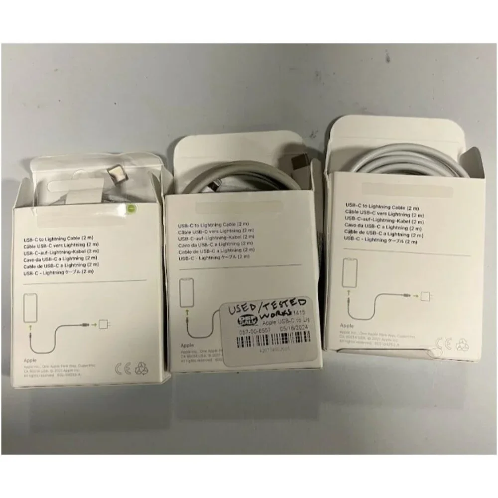 Apple USB-C to Lightning Cable (2m) 3Pk